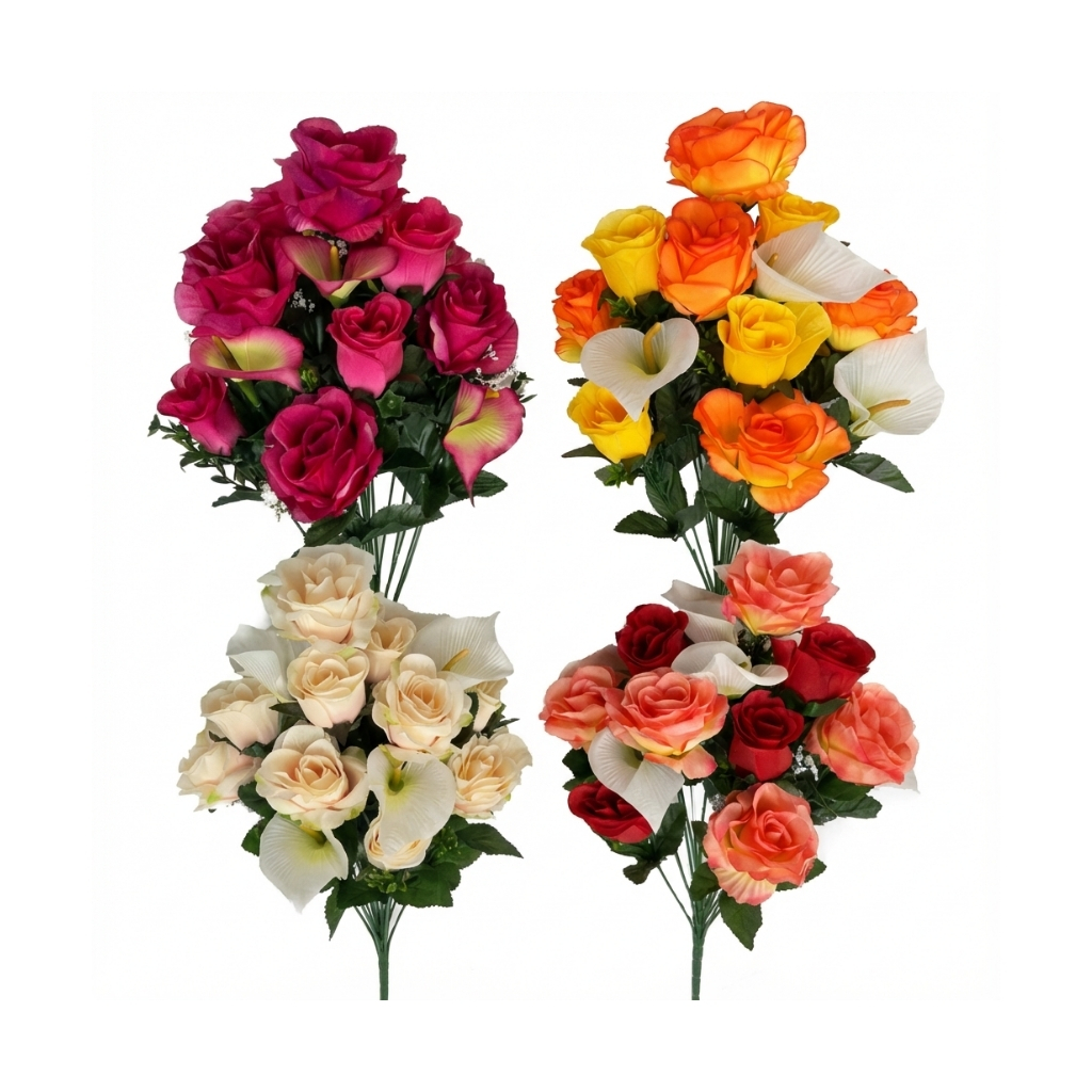 feniks-bukiet-roza-calla-18g-50cm-mix-4-oz-60-15szt-florystyka-dekoracja-5906948274907 BUKIET RÓŻA CALLA 18 GAŁĄZEK 50CM MIX 4 KOLORÓW - obrazek 1
